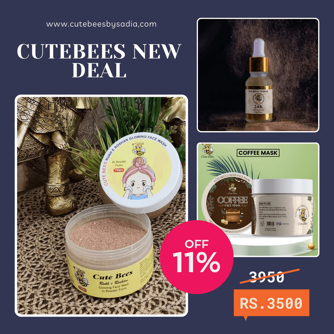 Cute Bees Basic Skincare Trio Bundle