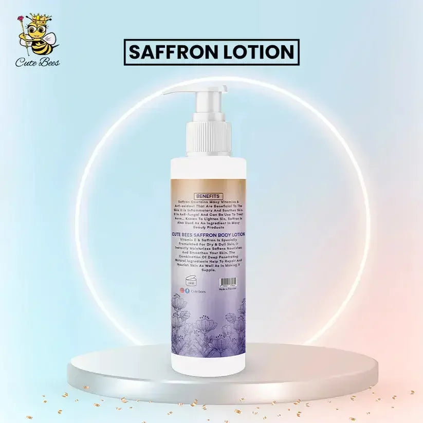saffron whitening body lotion