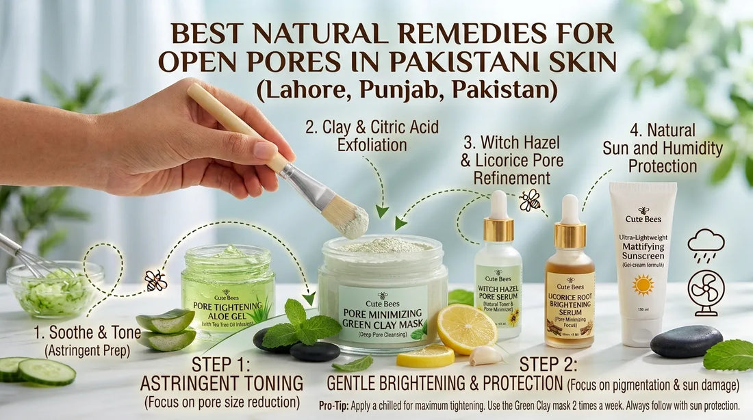 Best Natural Remedies for Open Pores in Pakistani Skin