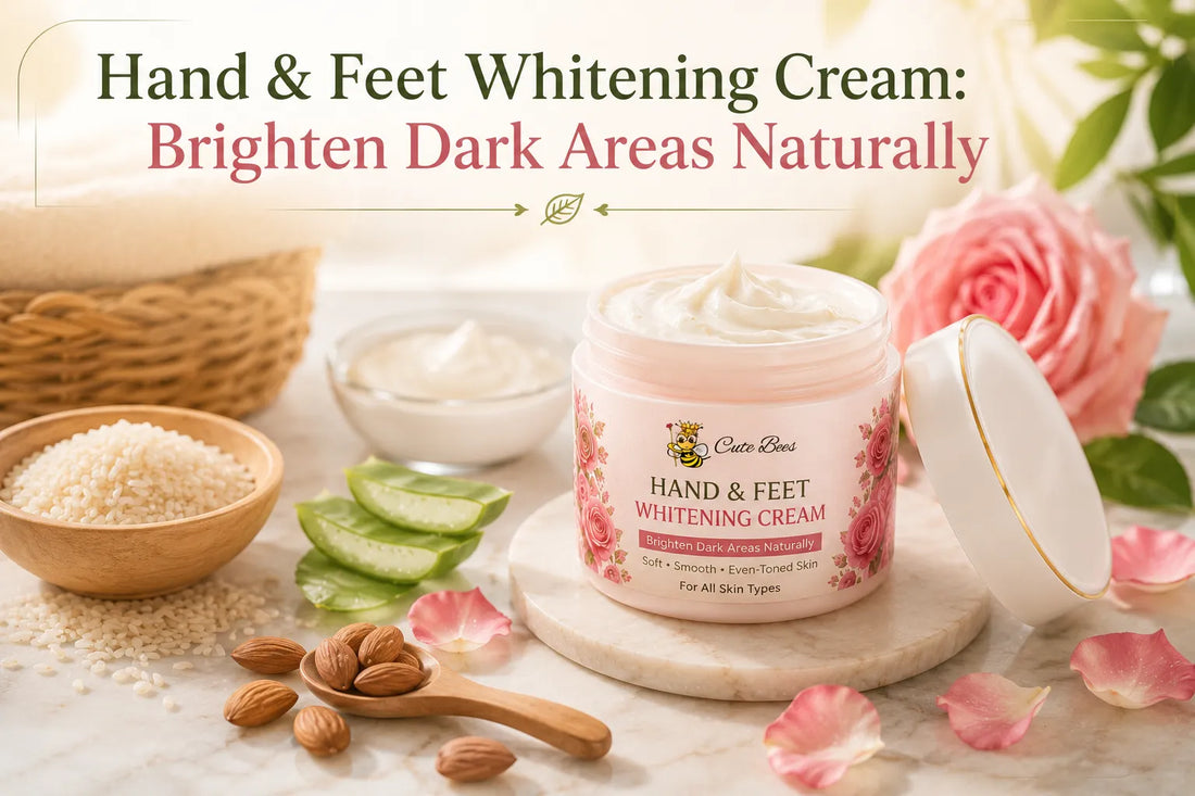 Hand & Feet Whitening Cream Brighten Dark Areas Naturally