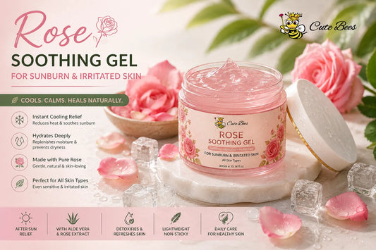 Rose Soothing Gel for Sunburn & Irritated Skin