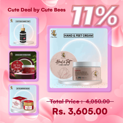 Cute bees best hand and feet whitening cream