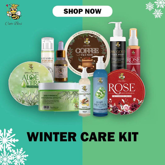 Cute bees Winter Care Kit