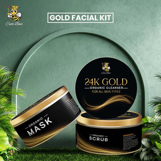 Gold Facial Kit - Cutebees